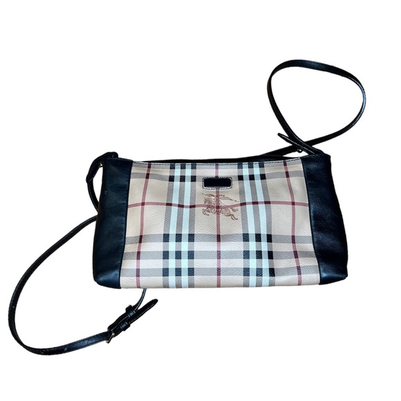 Burberry Small Hayamarket Check Clutch Bag - Detachable Strap - Black 39249901 - Picture 15 of 15